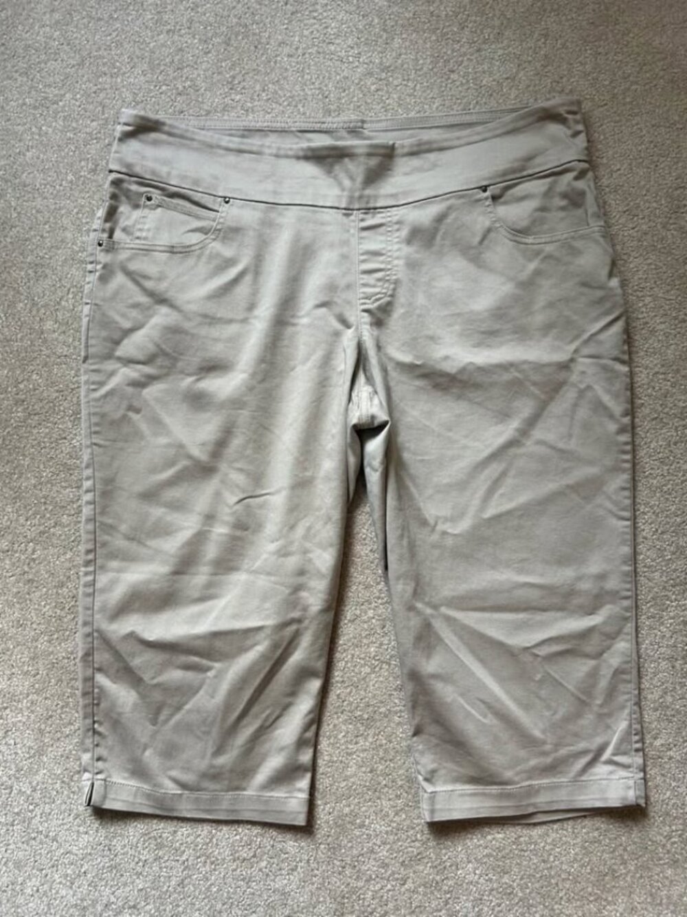 Time and Tru beige Capri pants Women’s XL